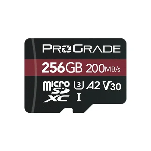 כרטיס זיכרון ProGrade 256GB microSDXC V30 UHS-I