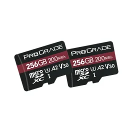 כרטיס זיכרון ProGrade 256GB microSDXC V30 UHS-I