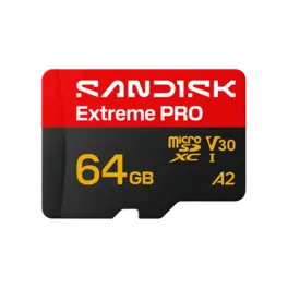 SanDisk 64GB Extreme Pro UHS-I microSD כרטיס זיכרון