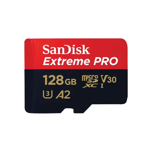 SanDisk 128GB Extreme Pro UHS-I microSD כרטיס זיכרון