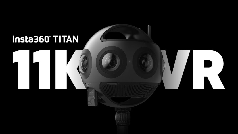 מצלמת 360 VR סינמטית Insta360 Titan 11K