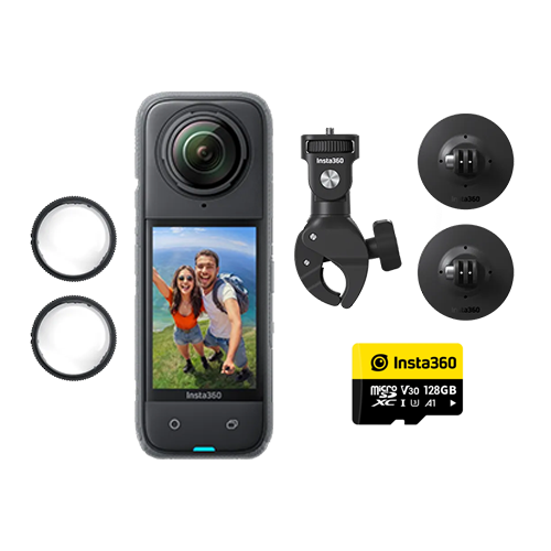 מצלמה וקיט אביזרים לאופנוע Insta360 X4 Motorcycle kit