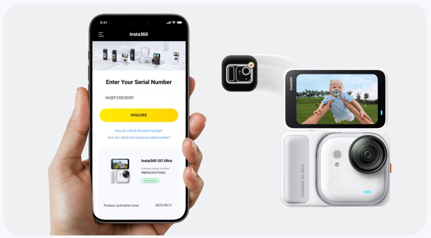 ביטוח למצלמה Insta360 FlexiCare Go Ultra