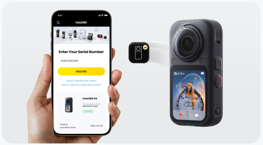 ביטוח למצלמה Insta360 FlexiCare X6