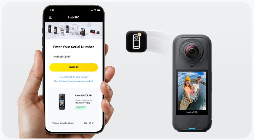 ביטוח למצלמה Insta360 FlexiCare X4 Air