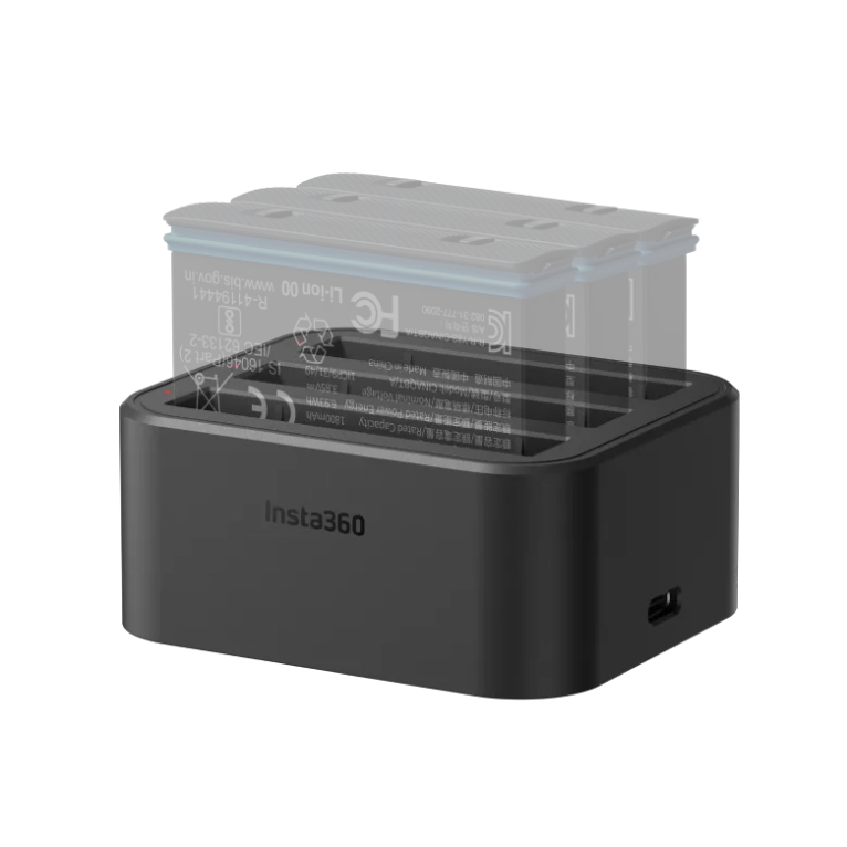 האב טעינה מהיר לסוללות Insta360 X3 Fast charge hub