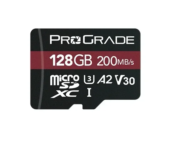כרטיס זיכרון ProGrade 128GB microSDXC V30 UHS-I
