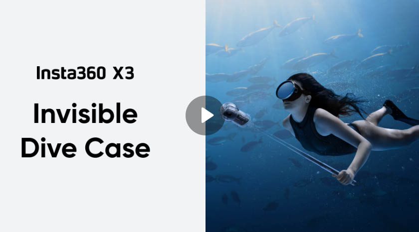 מארז צלילה בלתי נראה X3 Invisible Dive Case