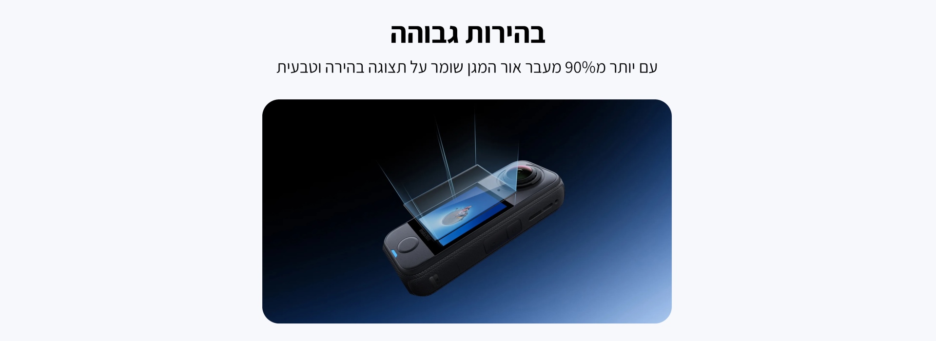 מגן מסך למצלמה Insta360 X4 Air Screen Protector