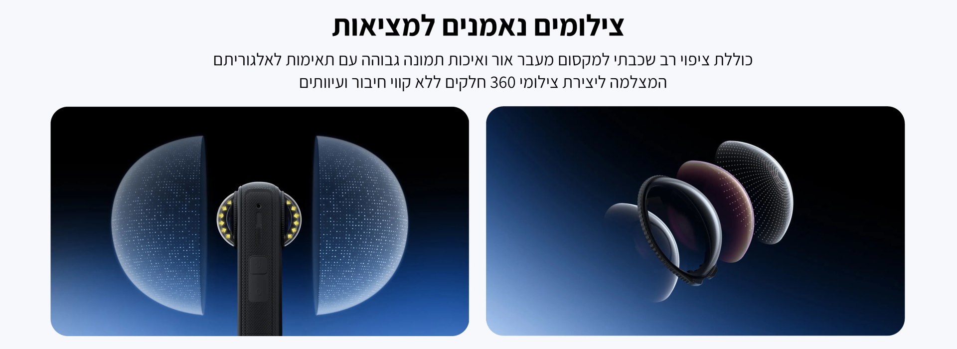 מגני עדשות פרימיום Insta360 X4 Air Premium Lens Guards