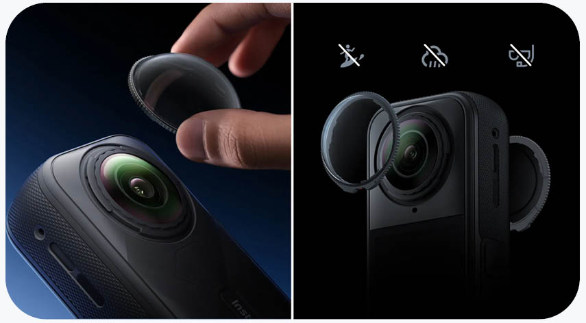 מגני עדשה סטנדרטיים Insta360 X5 Standard Lens Guards