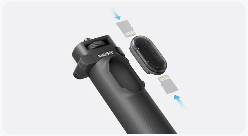 מוט סלפי מתקפל Foldable 2-in-1 Selfie Stick