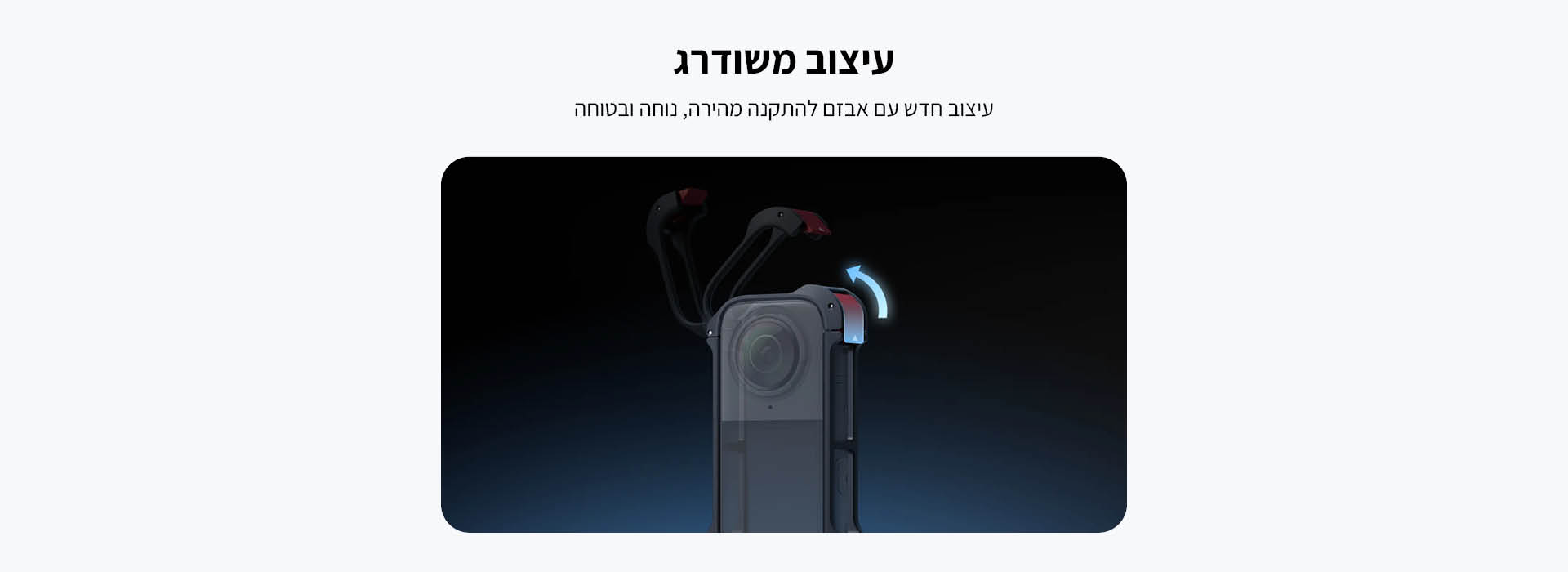מסגרת מצלמה Insta360 X4 Utility Frame