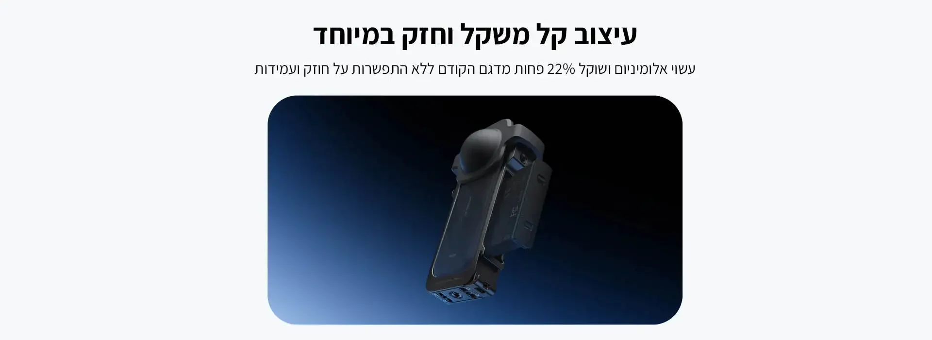 מסגרת מצלמה Insta360 X5 Utility Frame