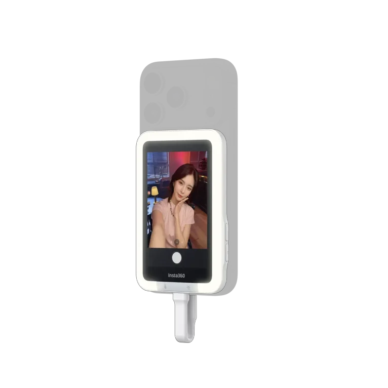 מסך סלפי אחורי לסמארטפון עם תאורה Insta360 Snap Selfie Screen