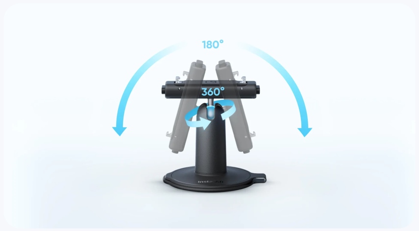 מעמד עם תושבת דביקה למצלמה Insta360 GO Ultra Pivot Stand