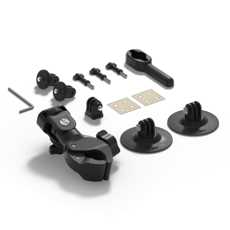 מצלמה וקיט אביזרים לאופנוע Insta360 X4 Motorcycle kit