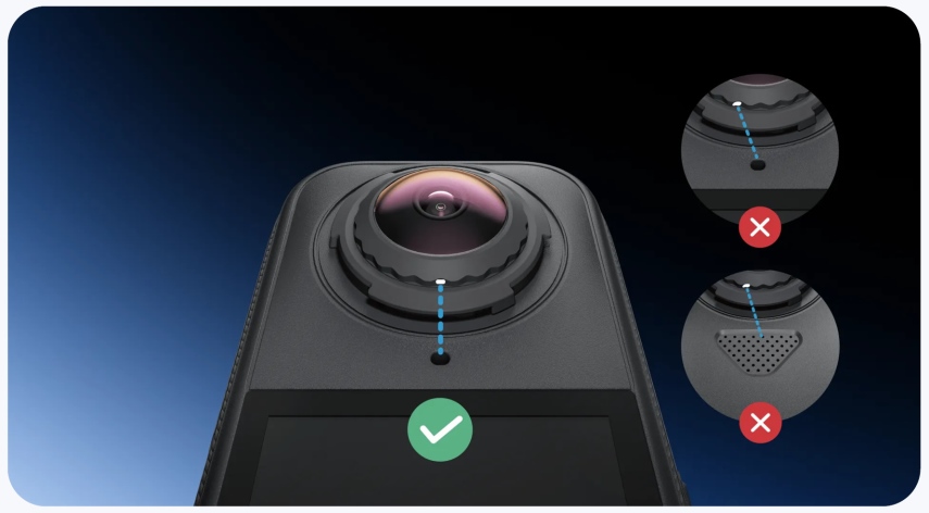 קיט 2 עדשות להחלפה Insta360 X4 Air Double Replacement Lens Kit