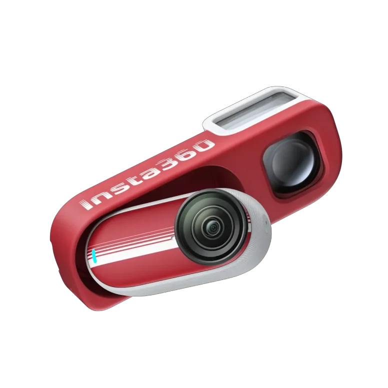 קיט מצלמת אקסטרים Insta360 GO 3S Retro Bundle אדום