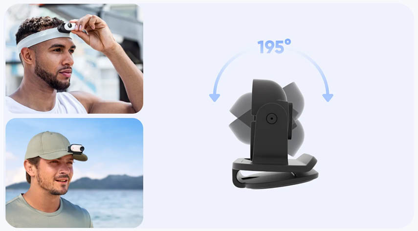 תופסן למצלמת אקסטרים Insta360 GO 3 Easy Clip