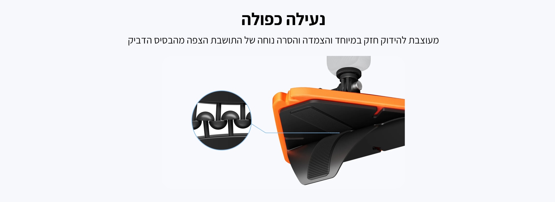תושבת דביקה לחיבור לגלשן Floating Surfboard Mount