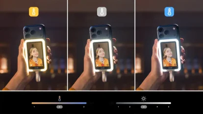 מסך סלפי אחורי לסמארטפון עם תאורה Insta360 Snap Selfie Screen